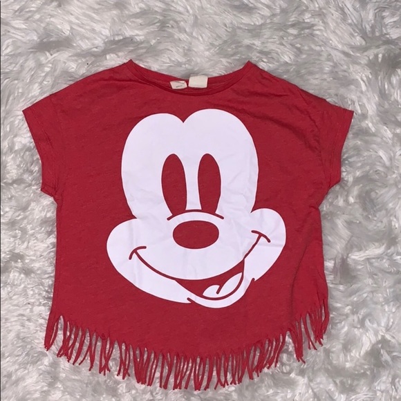 Zara kids red Mickey Mouse tee - Picture 1 of 3